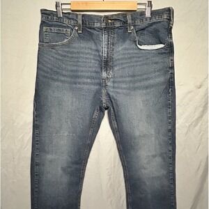 Levi Strauss Signature Bootcut Jeans Mens 34x29 Blue Medium Wash Denim Pants